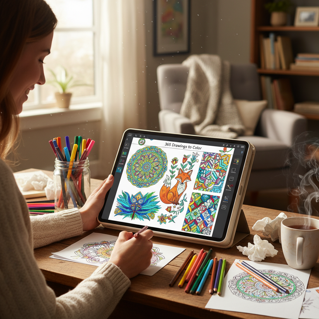 365 Desenhos Para Colorir PDF: A Verdade Sobre o 'Grátis' e Onde Encontrar a Coleção Perfeita