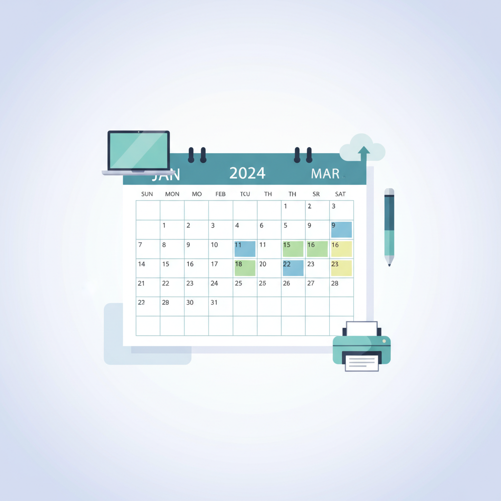 Calendário 2024 PDF: Seu Guia Completo para Organizar o Ano