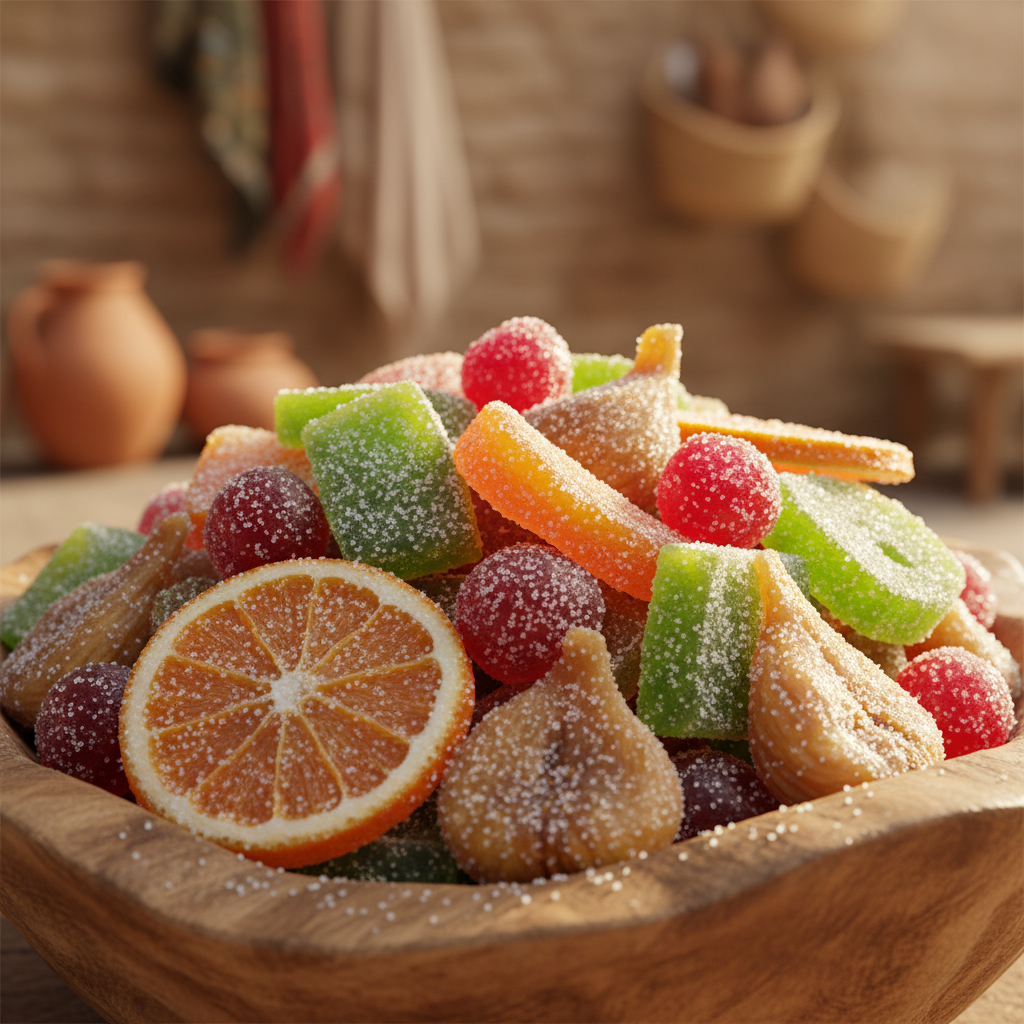 Frutas Cristalizadas: A Doce Tradição por Trás do Sabor Intenso