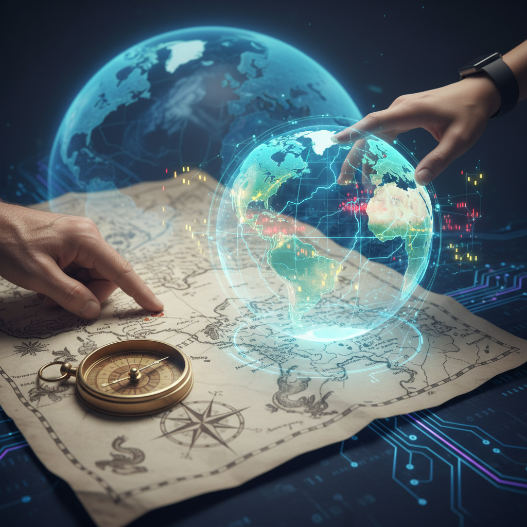 Imagem de Mapas: Desvendando o Universo Visual da Cartografia Digital