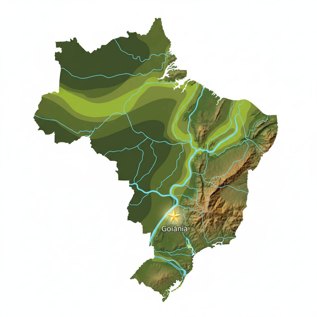 Mapa de Goiás: Desvendando a Geografia do Coração do Brasil