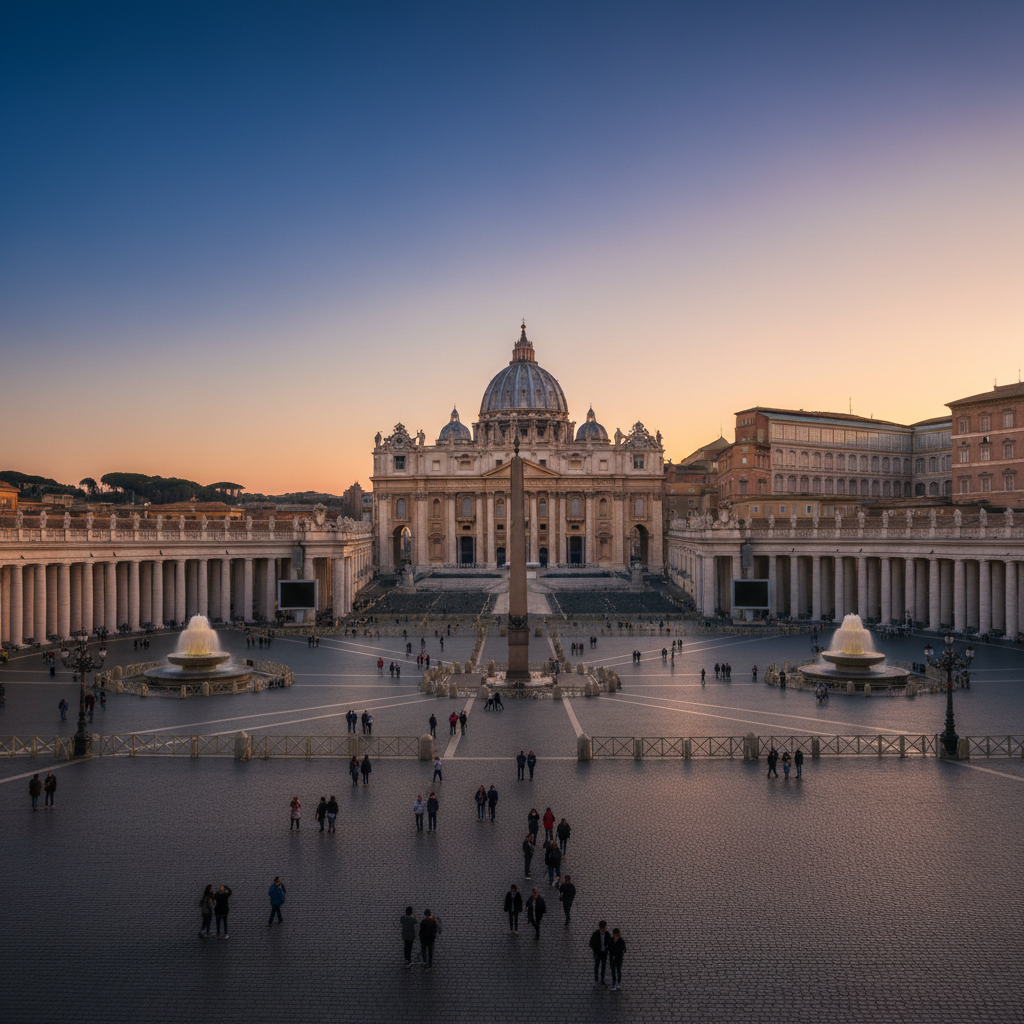 A Praça São Pedro: História, Arquitetura e Simbolismo no Coração do Vaticano