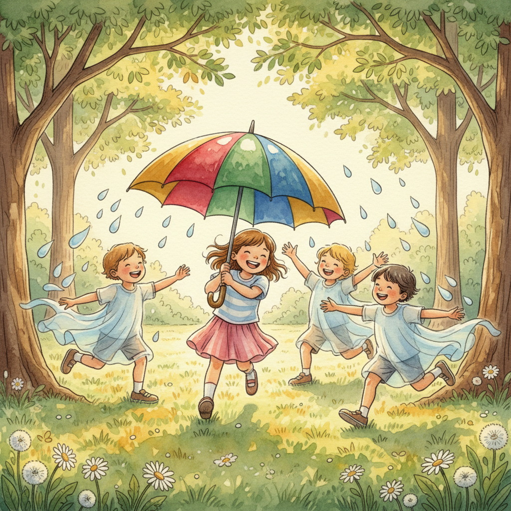 Jogo do Guarda-Chuva: Diversão Simples e Benefícios no Desenvolvimento Infantil