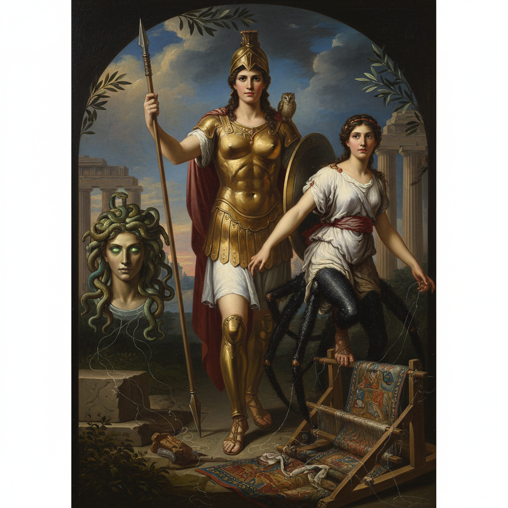 Atena Amaldiçoou? Desvendando os Mitos da Justiça Divina da Deusa