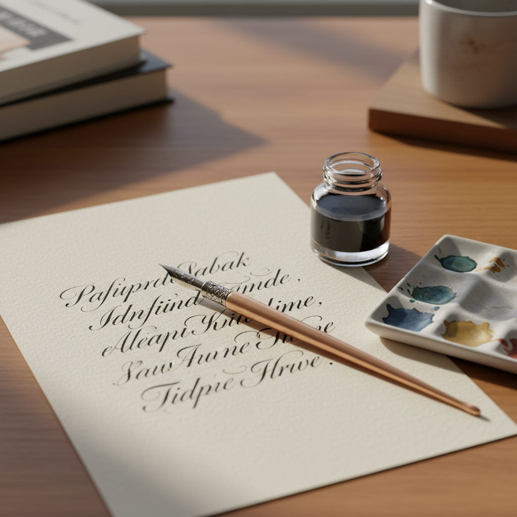 Guia Completo: Como Escolher o Melhor Curso de Caligrafia Para Você