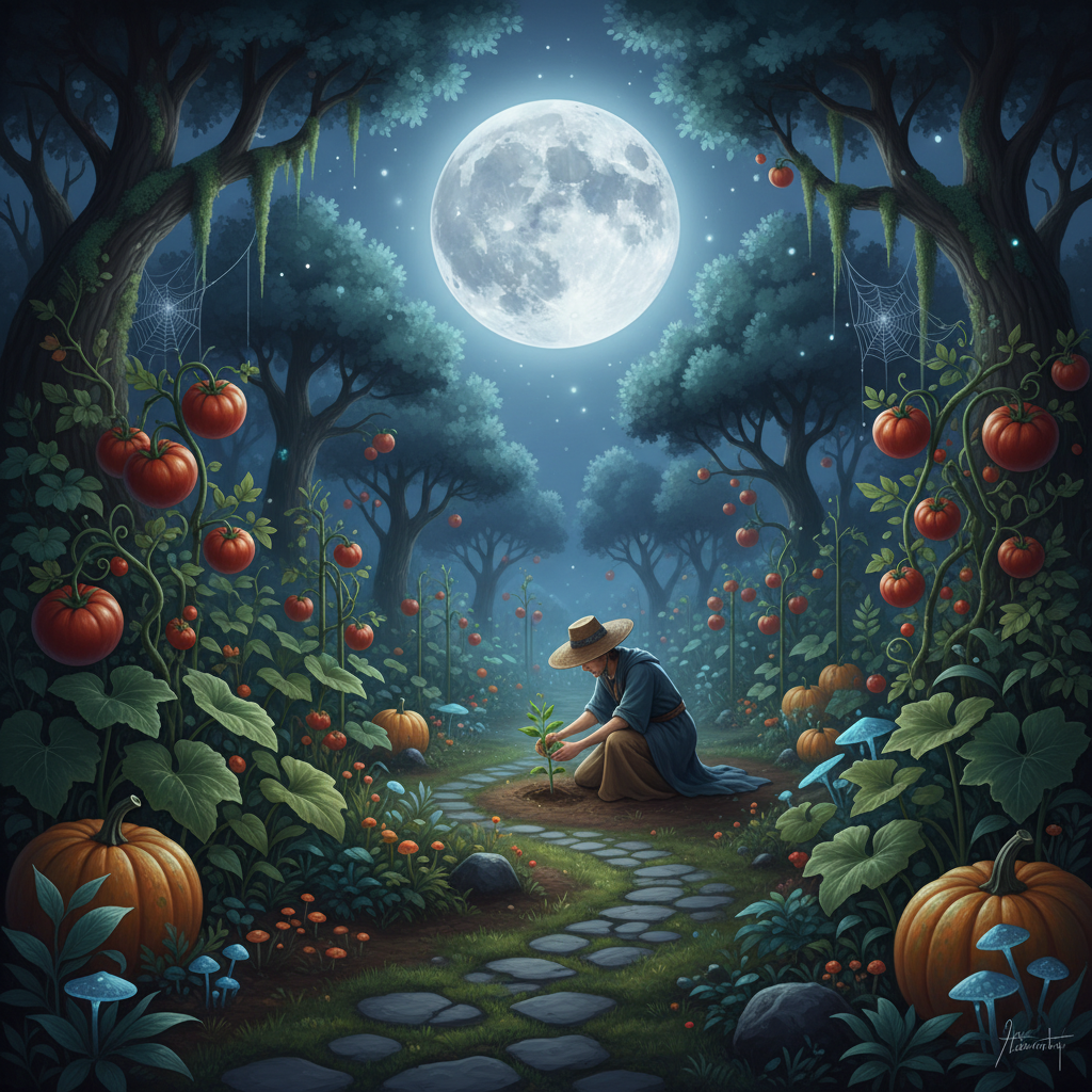 O Que Plantar na Lua Cheia: Guia Completo para um Jardim Vibrante