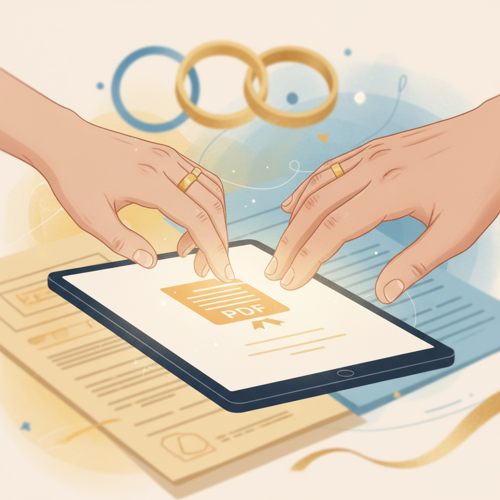 Certidão de Casamento PDF: Guia Completo para Obter Online Oficialmente