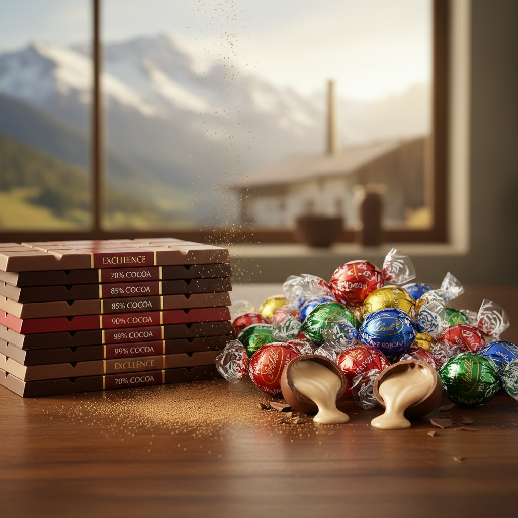 Lindt ou Lindor? Desvendando a Relação por Trás do Chocolate Suíço Premium