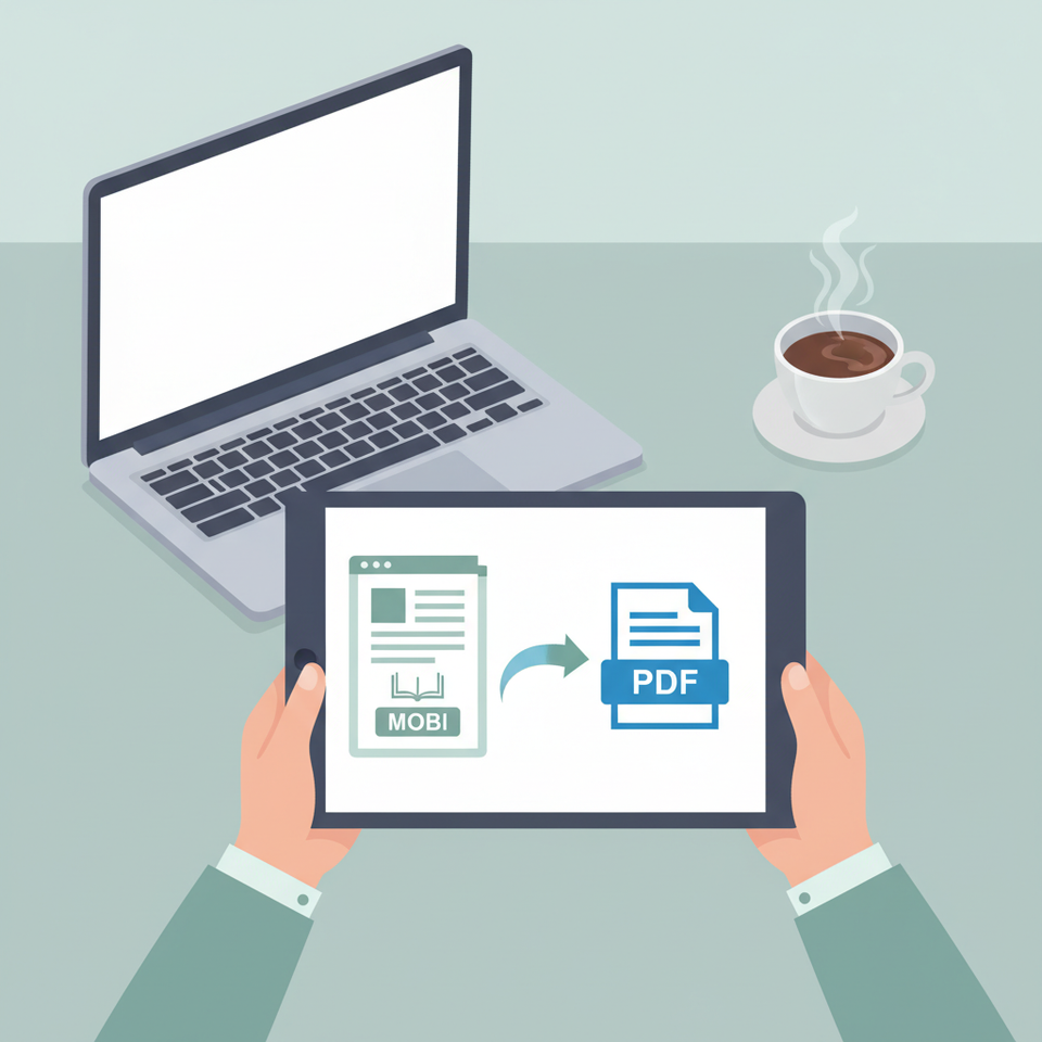 MOBI para PDF: O Guia Definitivo para Converter Seus eBooks Sem Complicação
