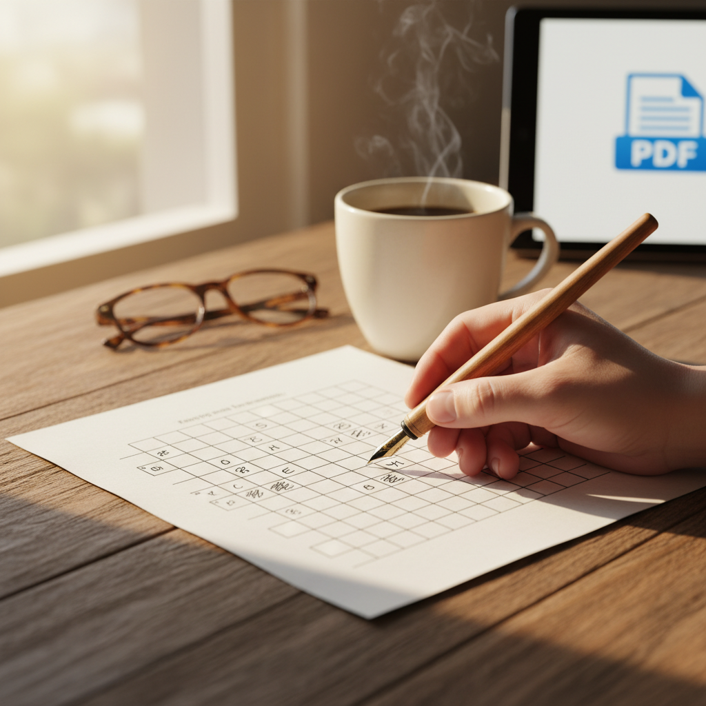 Palavras Cruzadas para Imprimir PDF: O Guia Completo para Sua Compra Inteligente