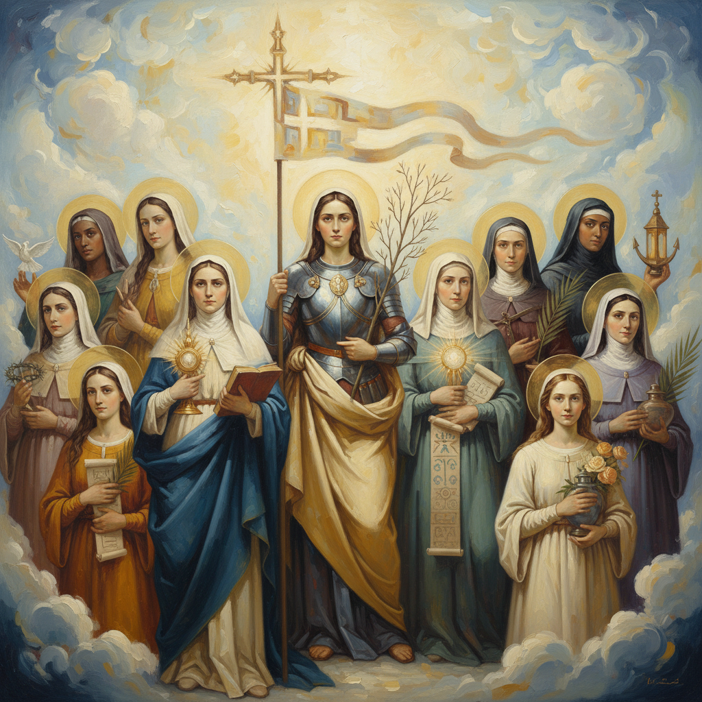 Santas: Figuras de Fé, Devoção e Inspiração na Tradição Cristã