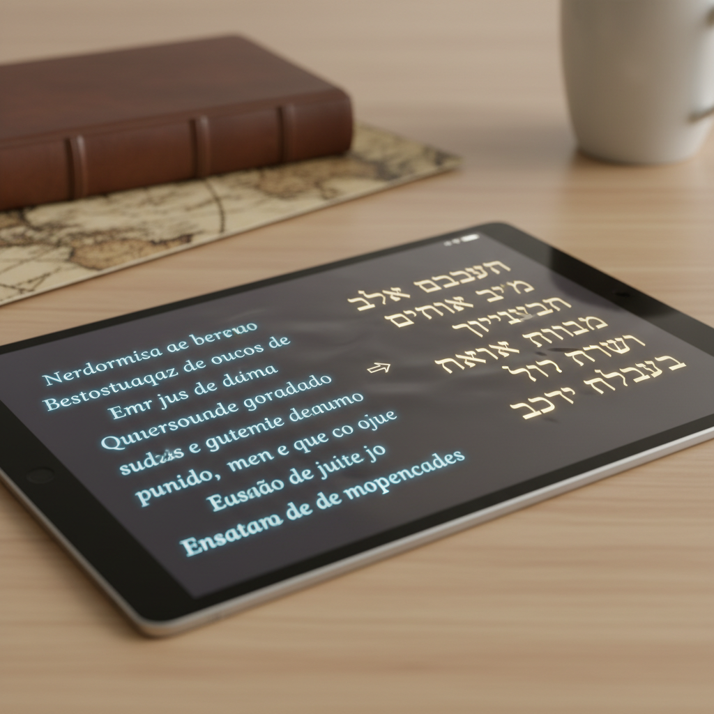 Tradutor Hebraico para Português: Análise Completa e Recomendações