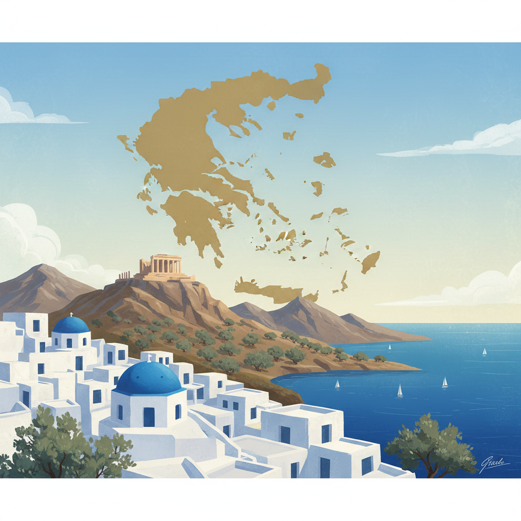 Grécia: Desvendando o Mapa de um País Milenar e suas Implicações Geográficas